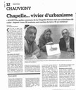 CHAPELLE... VIVIER D'URBANISME - ARTICLE PARU DANS CENTRE PRESSE le 01/06/2009